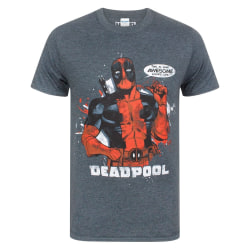 Deadpool Mens Så här ser fantastiskt ut T-shirt M Charcoa Charcoal M