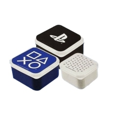 Playstation Lunchbox Set (Pack med 3) One Size Blå/Svart/Vit Blue/Black/White One Size