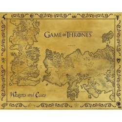 Game of Thrones antik kartaffisch One Size Guld Gold One Size