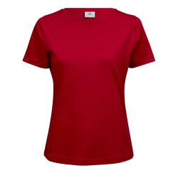 Tee Jays Dam/Dam Interlock Kortärmad T-shirt L Röd Red L