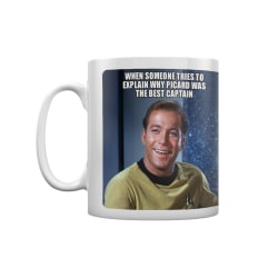 Star Trek Kirk Laughing Mug One Size Vit/Blå/Gul White/Blue/Yellow One Size