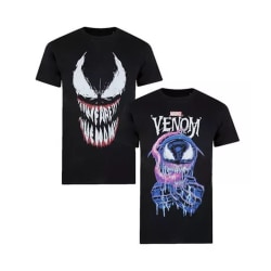 Venom T-shirt herr (2-pack) S Svart/Vit/Blå Black/White/Blue S