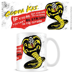 Cobra Kai Strong Mugg One Size Vit/Röd/Gul White/Red/Yellow One Size