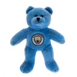 Manchester City FC Mini Bear Plyschleksak 20cm Blå Blue 20cm