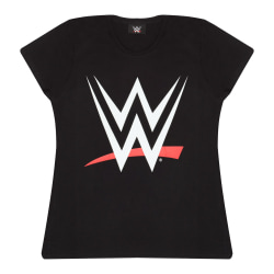 WWE T-shirt med logotyp för dam/dam 5XL svart Black 5XL