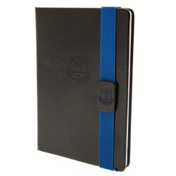 Everton FC Crest A5 Notebook One Size Svart/Blå Black/Blue One Size