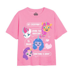 My Little Pony Girls Texting Ponies T-Shirt 3-4 Years Light Pin Light Pink 3-4 Years