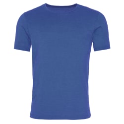 AWDis tvättad t-shirt för män Medium tvättad Royal Blue Washed Royal Blue Medium
