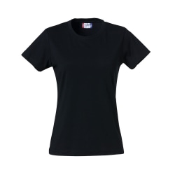 Clique Dam/Dam Enkel T-shirt S Svart Black S
