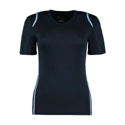 Gamegear® Ladies Cooltex® kortärmad T-shirt / Damsport Navy/Light Blue 16