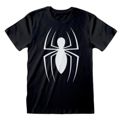 Spider-Man Dam/Dam Logotyp Pojkvän T-shirt XL Svart Black XL
