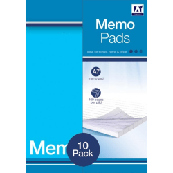 Anker Mini Memo Pads (Pack om 10) One Size Vit White One Size