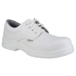 Amblers FS511 White Unisex Safety Shoes 10 UK White White 10 UK