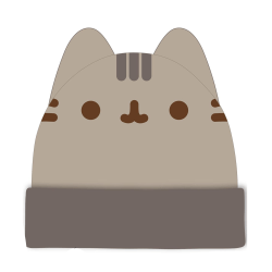 Pusheen Face Beanie One Size Brun Brown One Size