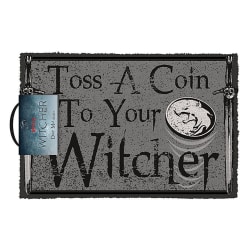 The Witcher Toss A Coin Door Matt One Size Grå/Svart Grey/Black One Size