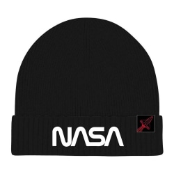 NASA Worm Logo Beanie One Size Svart Black One Size