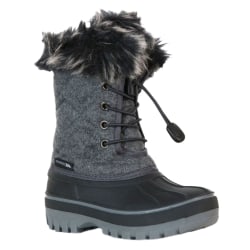 Trespass Childrens/Kids Aine Snow Boots 2 UK Grå Grey 2 UK