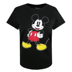 Disney Klassisk Musse Pigg T-shirt för dam/dam L Svart Black L