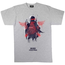 Call Of Duty Herr Black Ops Cold War Winged Soldier T-shirt M G Grey Heather M
