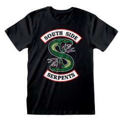 Riverdale Mens Southside Serpents Logo T-Shirt 5XL Svart Black 5XL