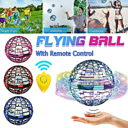 Flying Ball Boomerang Spinner Toy Mini Drone UFO Boy Girl Gifts blue