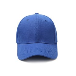 Utomhus solskydds cap med hatt med bred brättad halsklaff Royal blue