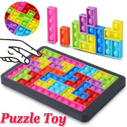 27Pack Sensory Fidget Toy Set Bubble Tetris pusselleksaker
