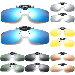 Polariserade Clip-On solglasögon UV400 Protect Anti Glare Glasögon pink