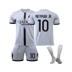 Paris Hemma nr 30 Messi nr 7 Mbappé nr 10 Neymar Jersey Outfit #10 6-7Y