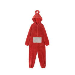 Anime Teletubbies Kostym Julpyjamas Sovkläder Jumpsuit red M