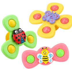 3x Baby sugkopp B Spinner Cartoon Toy Fidget Butterfly Gift