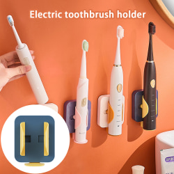 Elektrisk tandborsthängare Stansfri väggmonterad stativ White