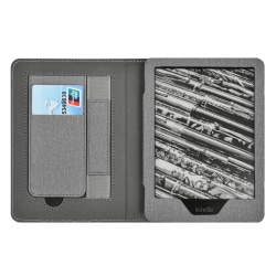 Case fodral för Kindle Cover lock med handrem grey