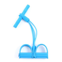 Multifunc Spännrep Elastiskt Yoga Pedal Puller Resistance Band blue