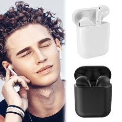 i12/inpods Wireless Bluetooth 5.0 Touch Earphone Stereo Headset Matte white