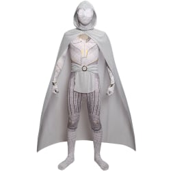 Superhjälte kostym jumpsuit+cape+bälte+huvudbonad set, Halloween 180cm