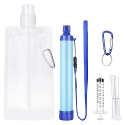 Utomhus Survival Water Filter Portable för Camping Backpacking