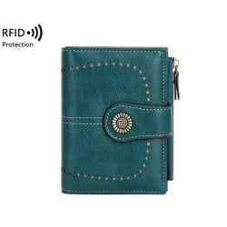 RFID kortplånbok för kvinnor Blå one size