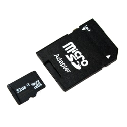 Micro-SD card Klass 10 - 32GB Svart