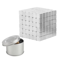 Neocube Square magnetfyrkant - 216 stycken Silver