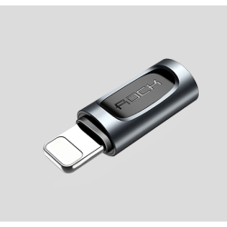 ROCK Micro-USB -&gt; Lightning-sovitin Black one size