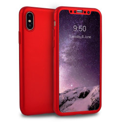 PC case 360 iPhone XR Red