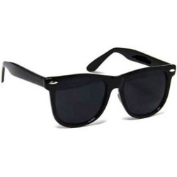 Solbriller i Wayfarer design Black one size