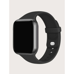 Silikon Armband Apple Watch 38/40/41mm Svart