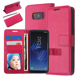 Plånboksfodral Samsung S6, 3 kort/ID Rosa