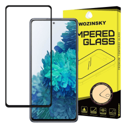 Skjermbeskytter Samsung Glass S20 FE i herdet glass Fullskjerm Black