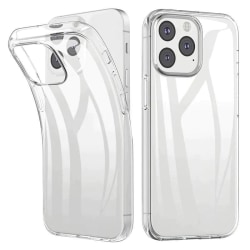 Cover iPhone 14 Pro Max klart gummi lidt stærkere Transparent