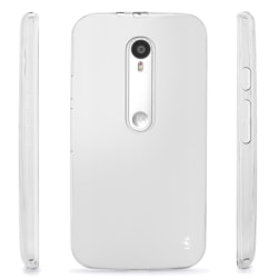 Motorola Moto G3 deksel i gjennomsiktig gummi Transparent