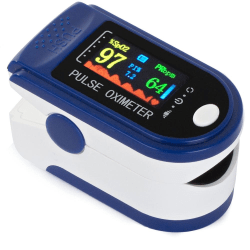 Oximeter / Pulsmåler med OLED-display Blue