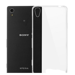 Sony Z1 Compact Skall i gjennomsiktig gummi Transparent